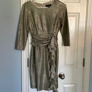 Silver cocktail dress